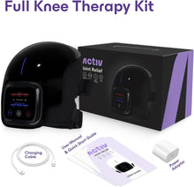 Load image into Gallery viewer, Joint Relief Knee Massager with Infrared Heat, Red Light & Vibration Massage Therapy (BLACK)