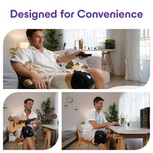 Load image into Gallery viewer, Joint Relief Knee Massager with Infrared Heat, Red Light & Vibration Massage Therapy (GRAY)