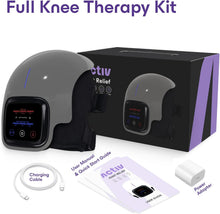 Load image into Gallery viewer, Joint Relief Knee Massager with Infrared Heat, Red Light & Vibration Massage Therapy (GRAY)